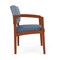 Lesro Lenox Wood Wide Guest Chair Wood Frame, Cherry, RS Rain Song Back, MD Titan Seat LW1201 - alternate 3